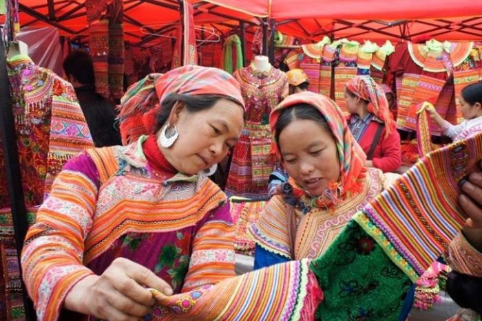 Xin Man Ethnic Market in Ha Giang